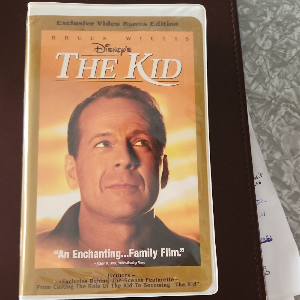 Disney's The Kid DVD - Gold and White Cover